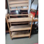 4x Sets of Folding Bookshelves