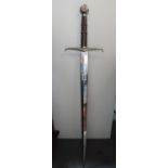 Large Decorative Sword - Engraved Edward