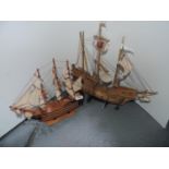 Model Galleons