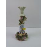 Schierholz Porcelain Figurine Candlestick - A/F
