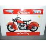 Metal Sign - Indian Motorcycle