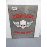 Metal Sign - Renegade