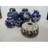 Ginger Jars and Jersey Pottery Flower Vase