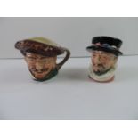 2x Royal Doulton Character Jugs - Drake and Beefeaters