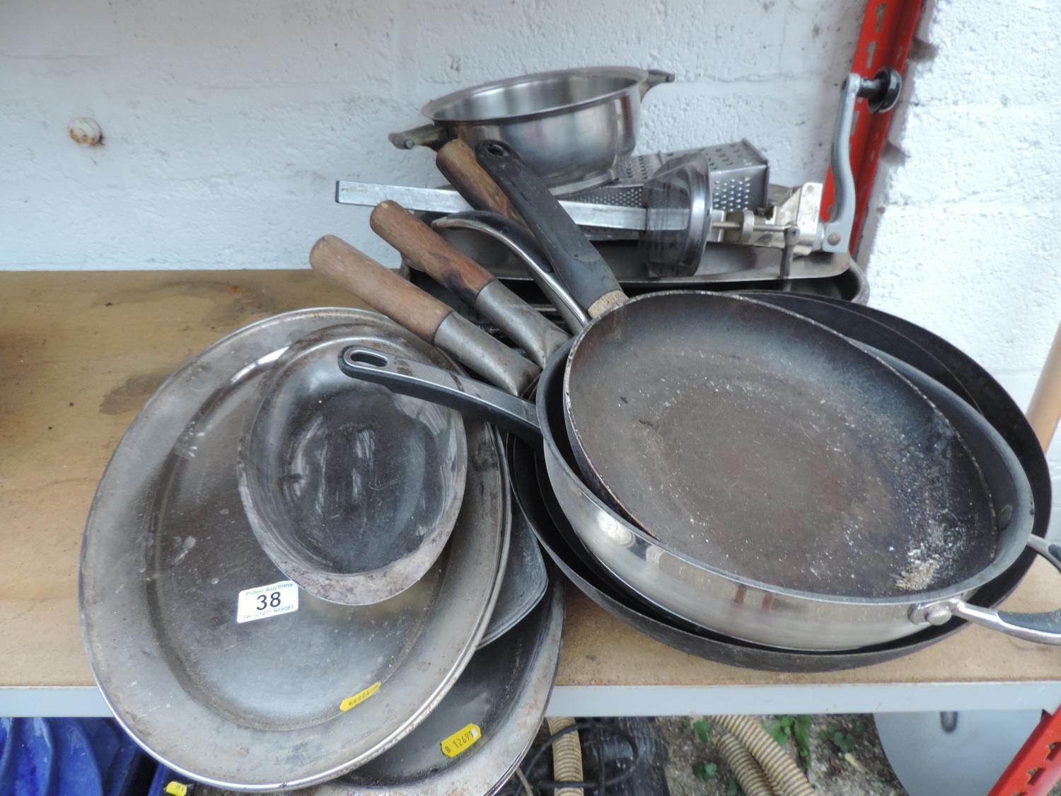 Quantity of Commercial Catering Pans etc