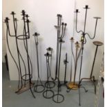 Large Quantity of Candle Holders