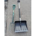 Snow Shovel and Fork