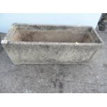 Oblong Concrete Planter