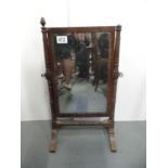 Mahogany Toilet Mirror