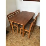 Modern Table and 4x Chairs