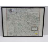 Framed Map - Somerset