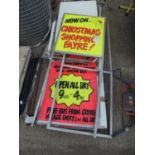 Quantity of Advertising Sandwich Boards