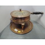 Copper Burner on Tray