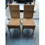 Pair of Wicker Chairs