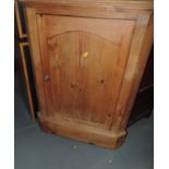 Solid Pine Corner Cupboard