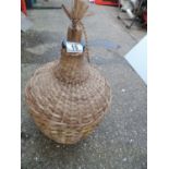 Glass Carboy in Wicker