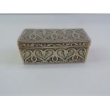 Continental Silver Trinket Box