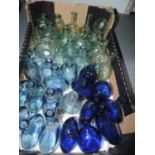 Quantity of Coloured Glass Bottles