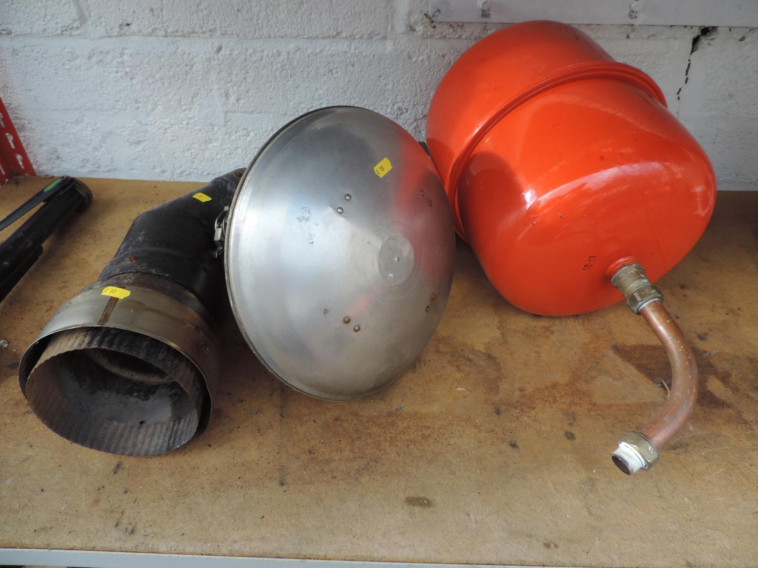 Expansion Tank and Flue Pipe