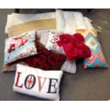 Quantity of Cushions - Love, Hearts etc