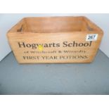 Wooden Box - Hogwarts School