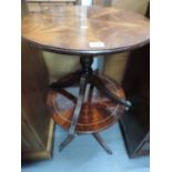 2x Reproduction Circular Occasional Tables