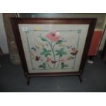 Embroidered Fire Screen