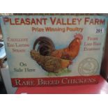 Metal Sign - Pleasant Valley Farm