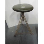 Adjustable Machinists Stool