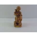 Treen Figurine Ornament - Child with Violin