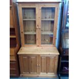 Small Solid Pine Glazed Dresser