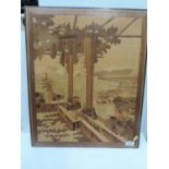 Marquetry Decorative Wooden Panel