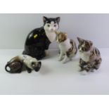 Ceramic Cat Ornaments to include Winstanley
