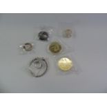 Costume Jewellery, Yellow Metal Coins etc