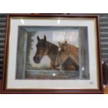 Framed Painting - Horses