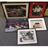 Various Motor Racing Prints and Photographs
