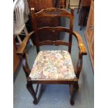 Oak Carver Chair