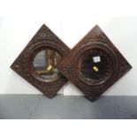 Pair of Mirrors in Carved Frames