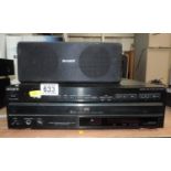 Sony Five Disc CD Player and Speaker