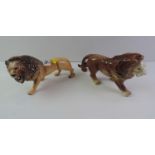 2x Beswick Lions