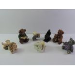 Various Teddy Bear Ornaments