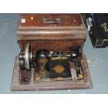 Wood Cased Sewing Machine