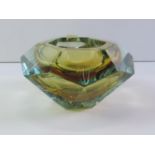 Large Heavy Glass Bowl