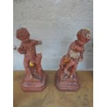 2x Figurine Ornaments