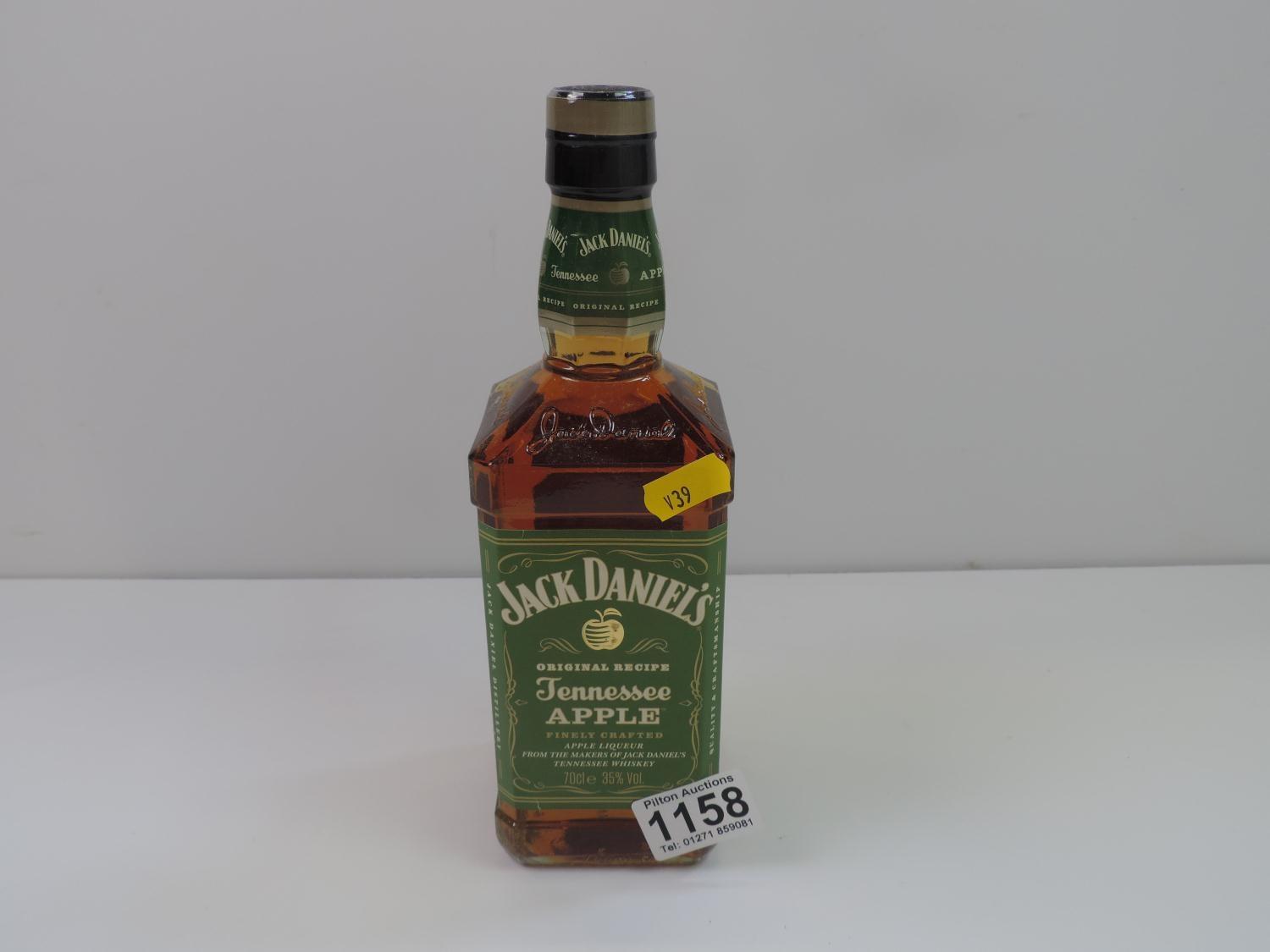 Bottle of Jack Daniels Tennessee Apple