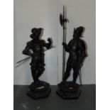 2x Cast Regimental Figurine Ornaments