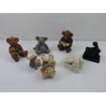 Various Teddy Bear Ornaments