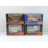 4x 1/76 Scale Models - Mint in Boxes - AEC Royal Coach, Bristol VR Double Decker, Leyland Tiger A