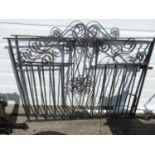 Pair of Metal Driveway Gates