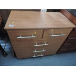 Modern Two over Three Chest of Drawers